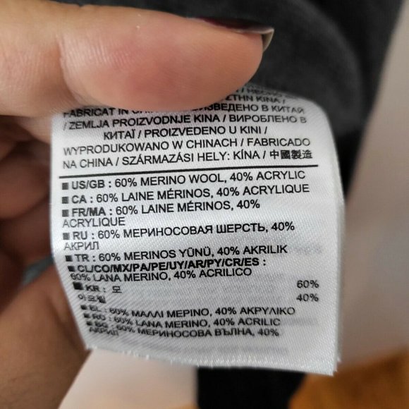 NWT Banana Republic Fine Merino Wool Turtleneck Womens Sweater Tunic Size L - Picture 11 of 12